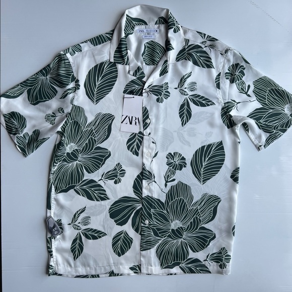 ZARA FLORAL PRINT SHIRT | 2187/300 | - Picture 1 of 8
